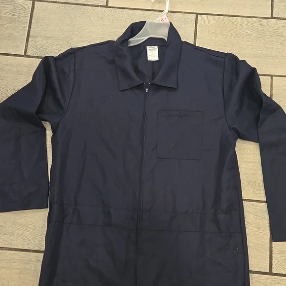 Spirit Halloween Navy Blue‎ Adult Jumpsuit Costume – Size Small/Medium - Picture 3 of 6
